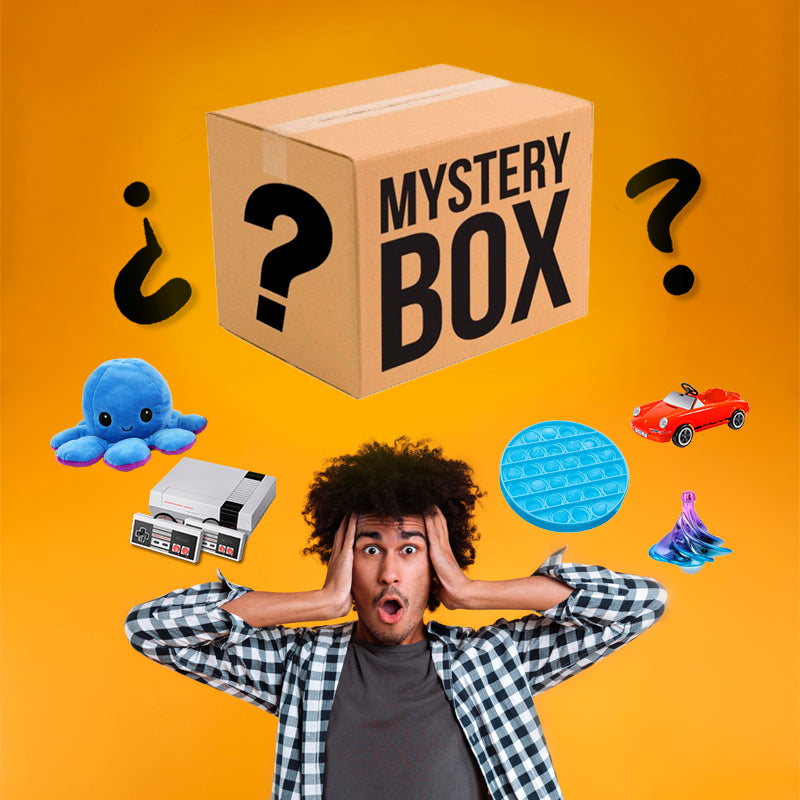 Caja sorpresa MISTERY BOX Juguetes Caja Misteriosa | Juguete Antiestres Niños | Mochis Pack de Fidget Toys | PopIt | Squishy |