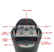Cargar imagen en el visor de la galería, Altavoz Portable Wireless Speaker con soporte móvil
