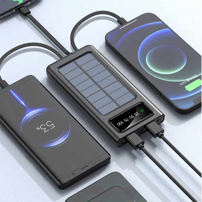 Batería portátil de carga solar