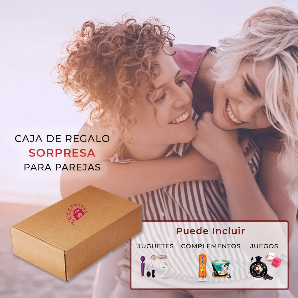 Caja sorpresa Caja de Regalo para Parejas Mujeres | Succionador Clítoris | Vibrador con Mando | Juguetes Sexuales para Mujer